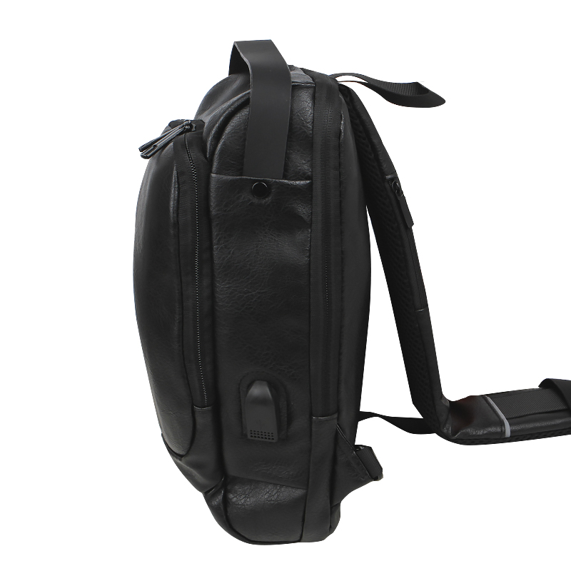 Сумка 694 нагрудная через плечо с кодовым замком влагостойкая Black