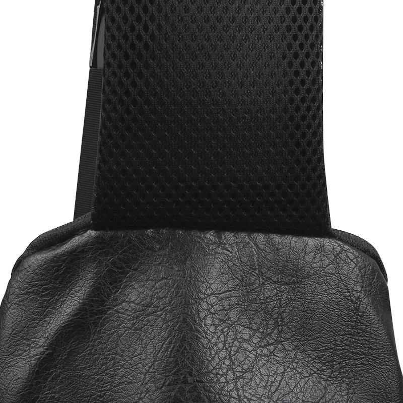 Сумка 694 нагрудная через плечо с кодовым замком влагостойкая Black