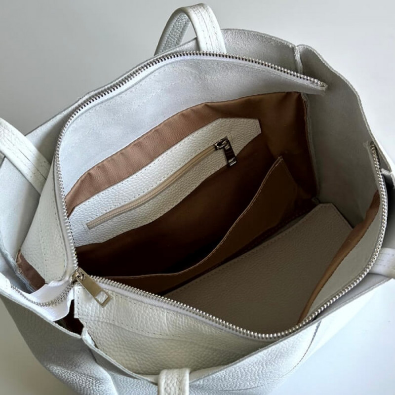 Жіноча сумка Юта біла