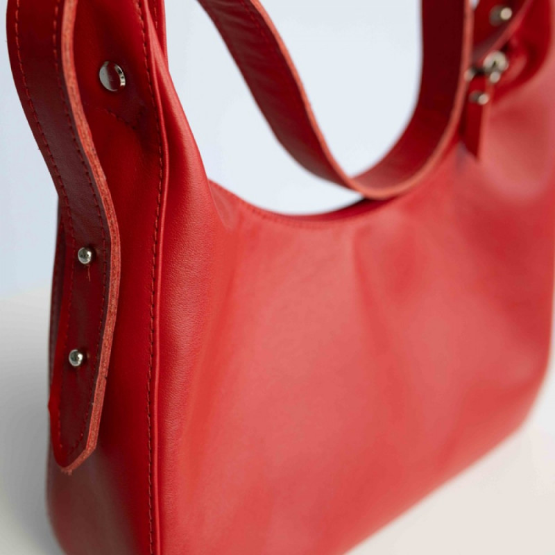 Жіноча сумка Айова червона глянець