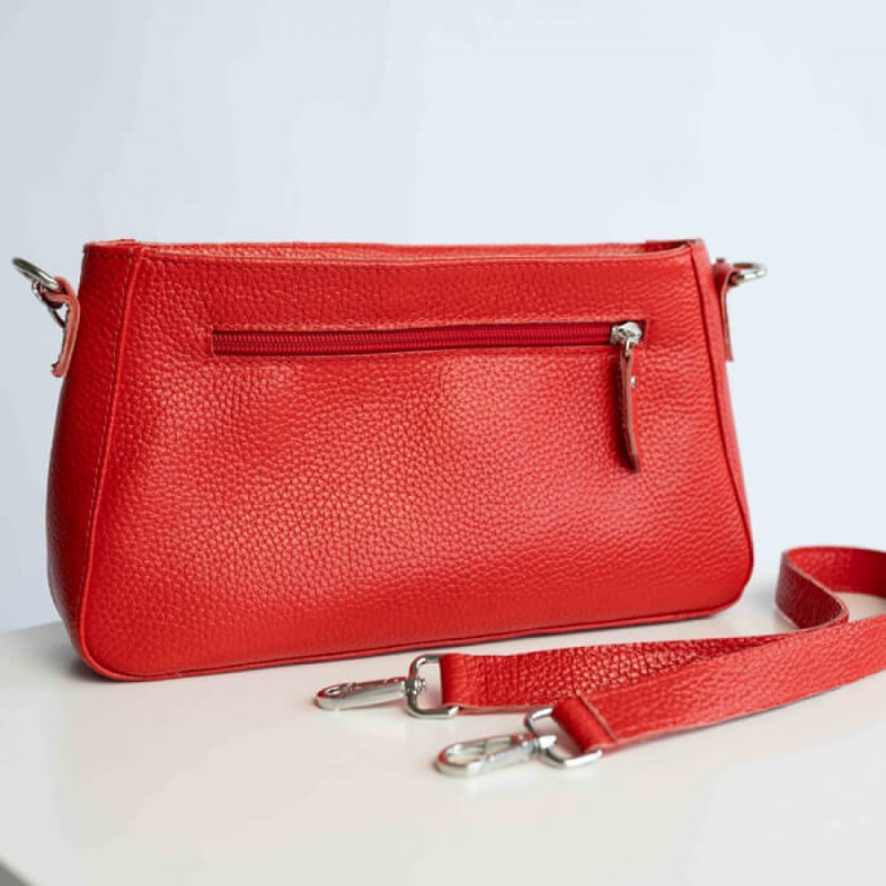 Жіноча сумка Вірджинія червона