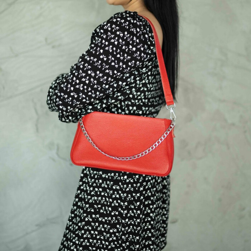 Жіноча сумка Вірджинія червона