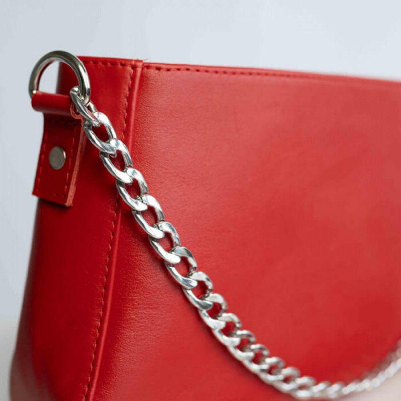 Жіноча сумка Вірджинія червона глянець