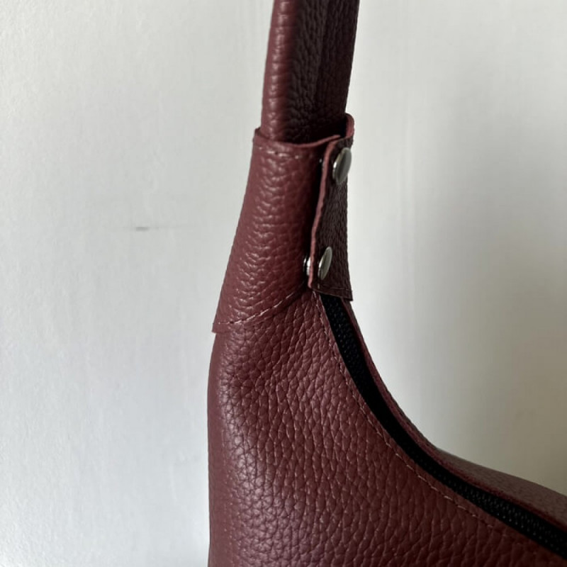 Жіноча сумка Аляска бургунді