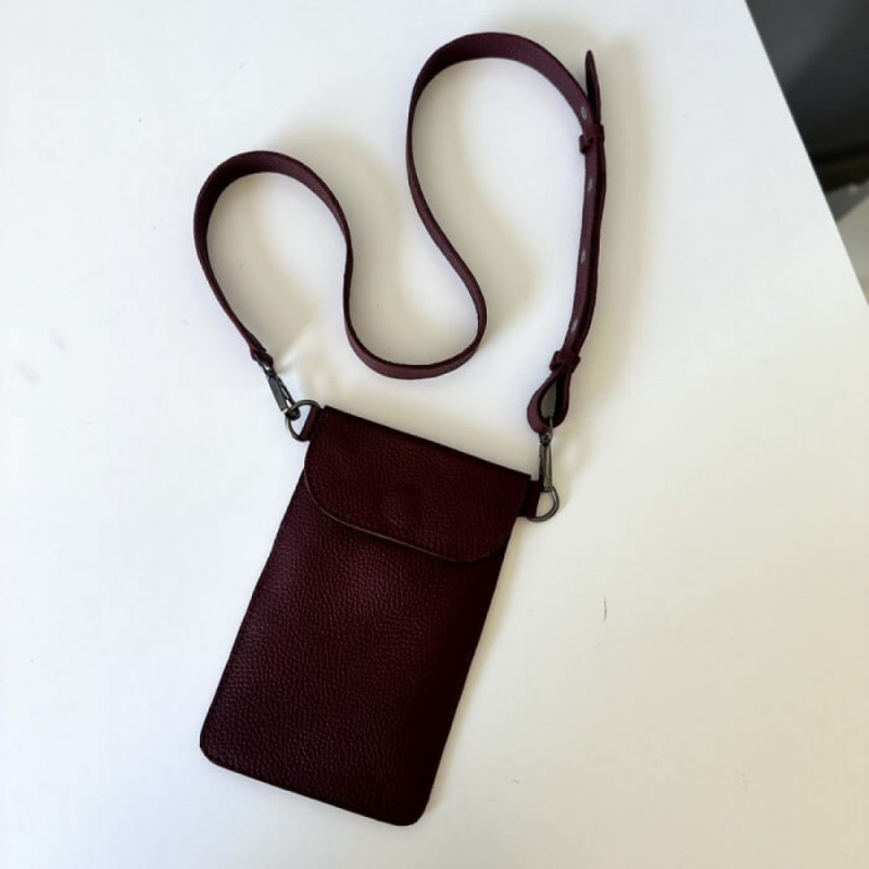 Жіноча сумка Колібрі бургунді