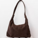 Жіноча сумка замшева Аляска коричнева