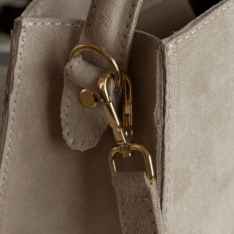 Жіноча сумка замшева Кароліна моко