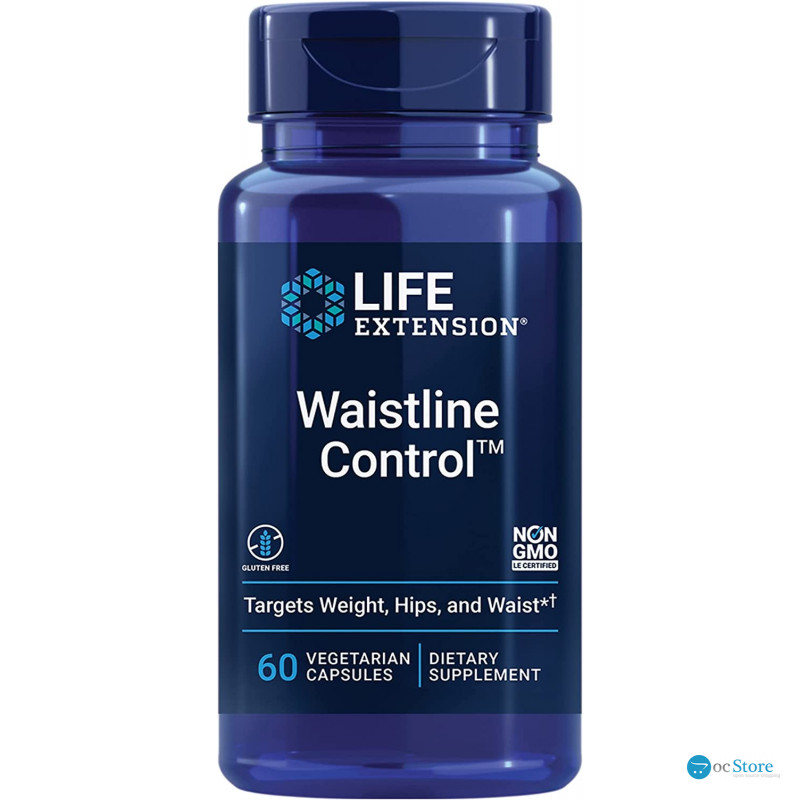 Жироспалювач для стегон та талії, Waistline Control, Life Extension, 60 вегетаріанських капсул