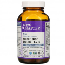 Мультивітамінний комплекс для чоловіків 55+, Every Man's One Daily 55+ Multivitamin, New Chapter, 1 на день, 72 вегетаріанські таблетки