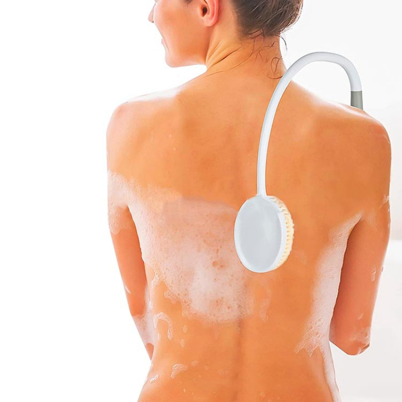 Щетка для душа массажная с длинной ручкой 26857