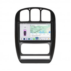 Штатная магнитола Lesko для Chrysler Voyager IV 2000-2004 экран 10" 4/64 QLED CarPlay 4G Wi-Fi GPS 360 Prime