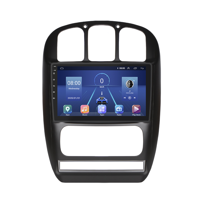 Штатная магнитола Lesko для Chrysler Voyager IV 2000-2004 экран 10" 4/32Gb 4G Wi-Fi GPS Top