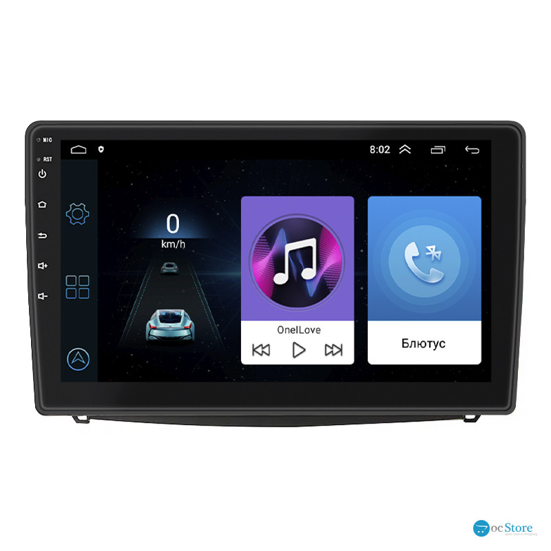 Штатная магнитола Lesko для Fiat 500L I 2012-2017 экран 10" 1/16Gb Wi-Fi GPS Base