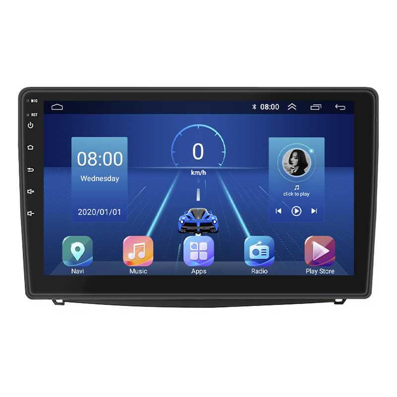 Штатная магнитола Lesko для Fiat 500L I 2012-2017 экран 10" 6/128Gb 4G Wi-Fi GPS Top