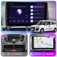 Штатная магнитола Lesko для Fiat Doblo II 2009-2015 экран 10" 4/64Gb CarPlay 4G Wi-Fi GPS Prime