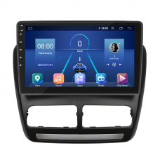 Штатная магнитола Lesko для Fiat Doblo II 2009-2015 экран 10" 2/32Gb 4G Wi-Fi GPS Top