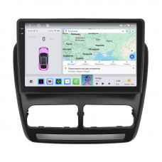 Штатная магнитола Lesko для Opel Combo D 2011-2017 экран 10" 4/64 QLED CarPlay 4G Wi-Fi GPS 360 Prime