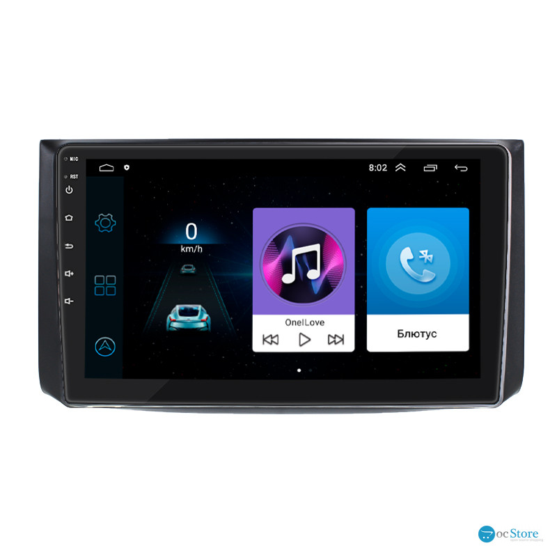 Штатная магнитола Lesko для Chevrolet Aveo I Рестайлинг 2006-2012 экран 9" 2/32Gb Wi-Fi GPS Base