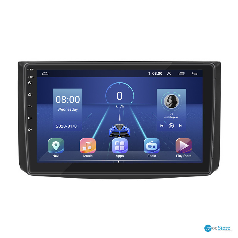 Штатная магнитола Lesko для Chevrolet Aveo I Рестайлинг 2006-2012 экран 9" 2/32Gb 4G Wi-Fi GPS Top
