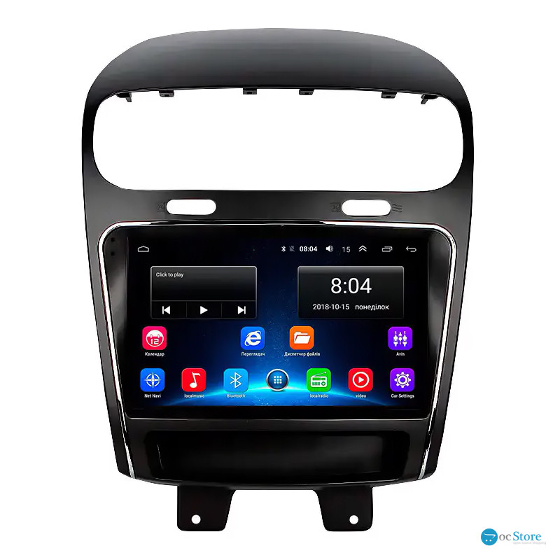 Штатная магнитола Lesko для Fiat Freemont  2011-2016 экран 9" 2/32Gb Wi-Fi GPS Base