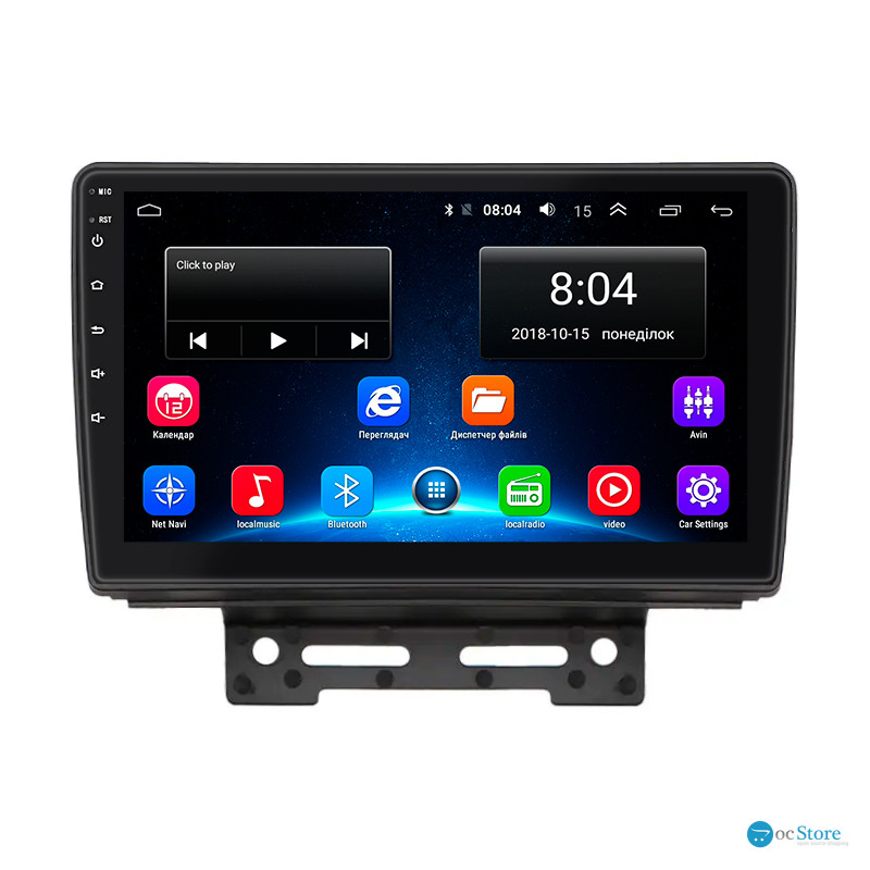Штатная магнитола Lesko для Geely Emgrand 7 I 2016-2018 экран 9" 2/32Gb Wi-Fi GPS Base