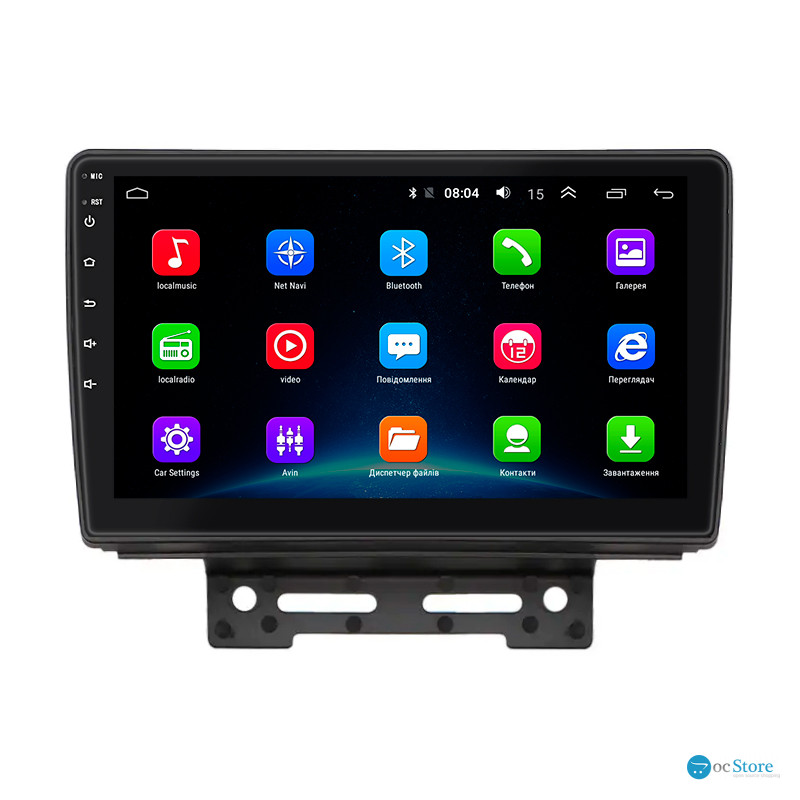 Штатная магнитола Lesko для Geely Emgrand 7 I 2016-2018 экран 9" 2/32Gb Wi-Fi GPS Base