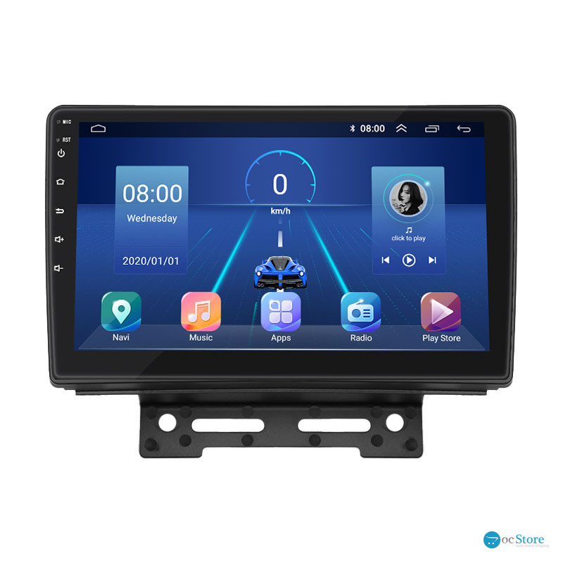 Штатная магнитола Lesko для Geely Emgrand 7 I 2016-2018 экран 9" 4/64Gb 4G Wi-Fi GPS Top