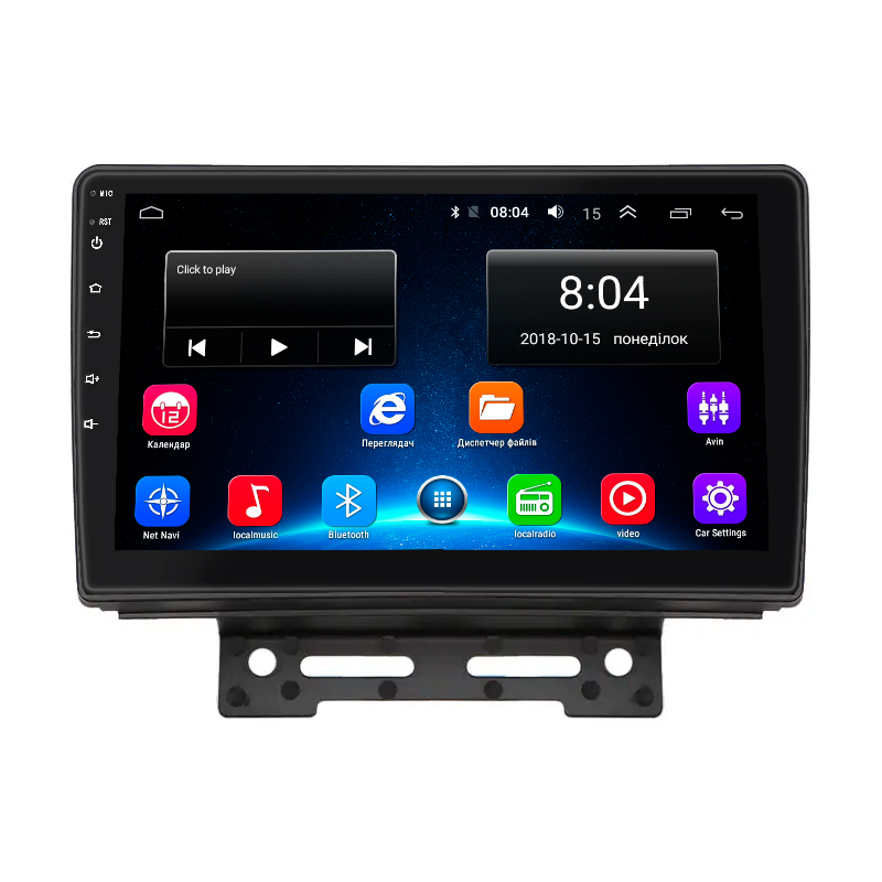 Штатная магнитола Lesko для Geely Emgrand 7 I Рестайлинг 2018-2020 экран 9" 2/32Gb Wi-Fi GPS Base