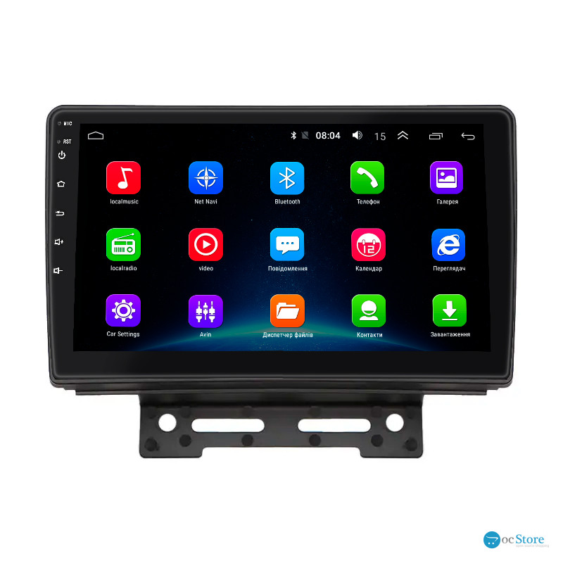 Штатная магнитола Lesko для Geely Emgrand 7 I Рестайлинг 2018-2020 экран 9" 2/32Gb Wi-Fi GPS Base
