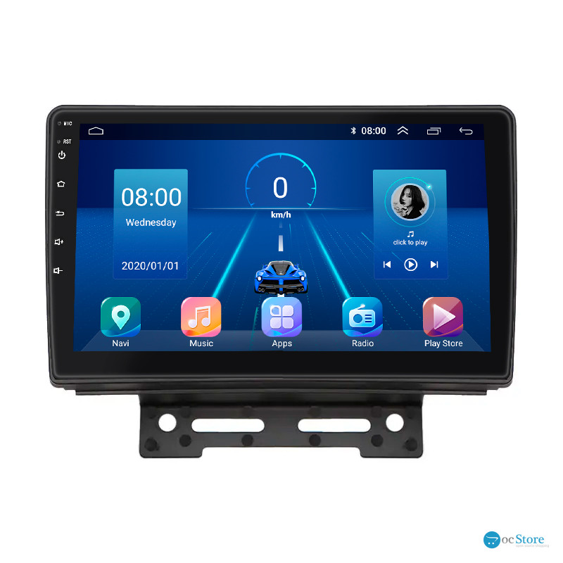 Штатная магнитола Lesko для Geely Emgrand 7 I Рестайлинг 2018-2020 экран 9" 2/32Gb 4G Wi-Fi GPS Top