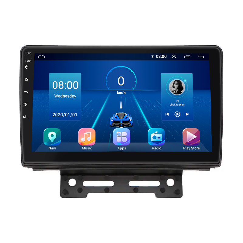 Штатная магнитола Lesko для Geely Emgrand 7 I Рестайлинг 2018-2020 экран 9" 6/128Gb 4G Wi-Fi GPS Top