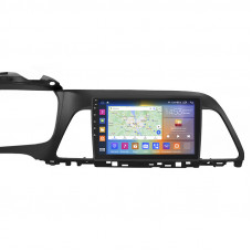 Штатная магнитола Lesko для Hyundai Sonata VII (LF) 2014-2017 экран 9" 2/32Gb CarPlay 4G Wi-Fi GPS Prime