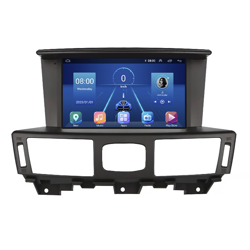 Штатная магнитола Lesko для Infiniti Q70 I 2013-2014 экран 9" 6/128Gb 4G Wi-Fi GPS Top