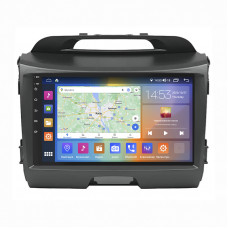 Штатная магнитола Lesko для Kia Sportage III 2010-2014 экран 9" 2/32Gb CarPlay 4G Wi-Fi GPS Prime
