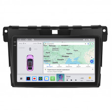 Штатная магнитола Lesko для Mazda CX-7 I 2006-2009 экран 9" 4/64 QLED CarPlay 4G Wi-Fi GPS 360 Prime