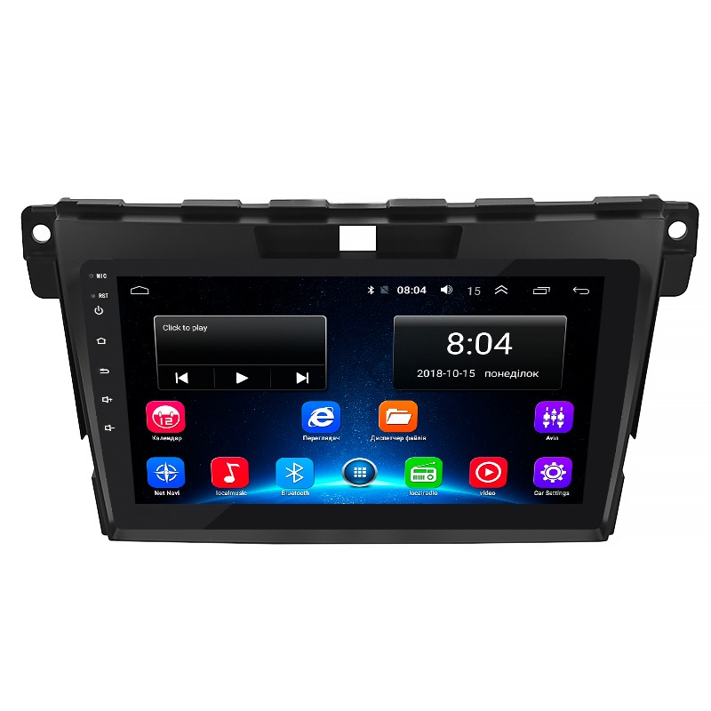 Штатная магнитола Lesko для Mazda CX-7 I Рестайлинг 2009-2012 экран 9" 2/32Gb Wi-Fi GPS Base