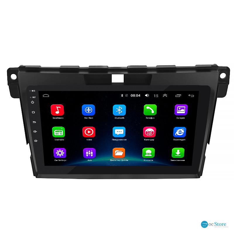 Штатная магнитола Lesko для Mazda CX-7 I Рестайлинг 2009-2012 экран 9" 2/32Gb Wi-Fi GPS Base