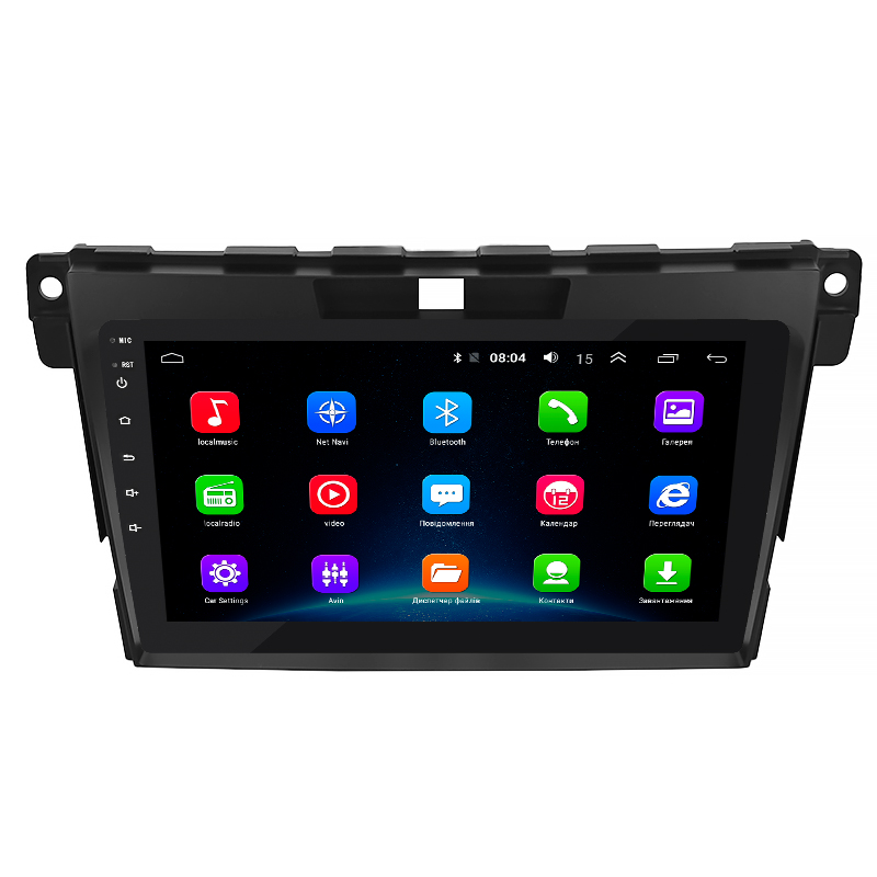 Штатная магнитола Lesko для Mazda CX-7 I Рестайлинг 2009-2012 экран 9" 2/32Gb Wi-Fi GPS Base