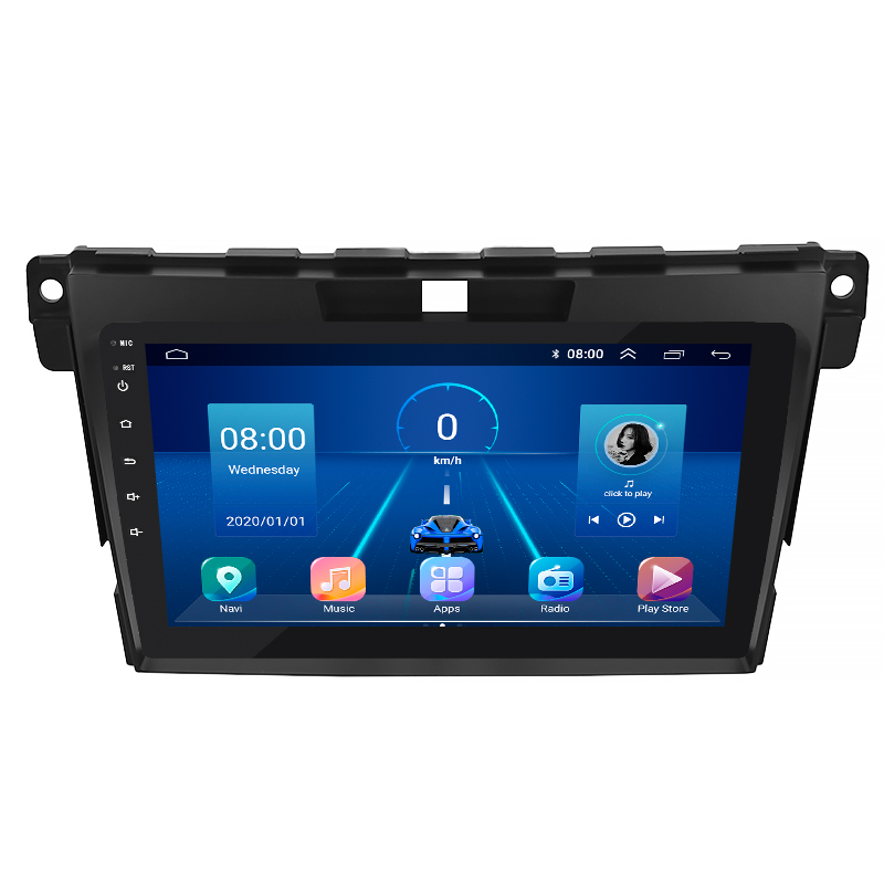 Штатная магнитола Lesko для Mazda CX-7 I Рестайлинг 2009-2012 экран 9" 2/32Gb 4G Wi-Fi GPS Top