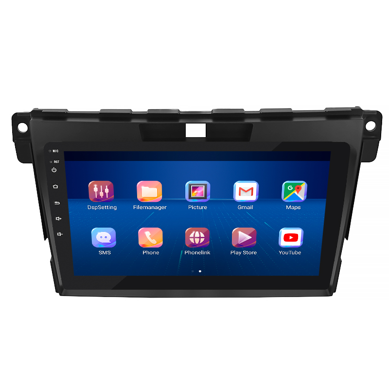 Штатная магнитола Lesko для Mazda CX-7 I Рестайлинг 2009-2012 экран 9" 2/32Gb 4G Wi-Fi GPS Top