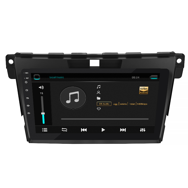 Штатная магнитола Lesko для Mazda CX-7 I Рестайлинг 2009-2012 экран 9" 4/64Gb 4G Wi-Fi GPS Top