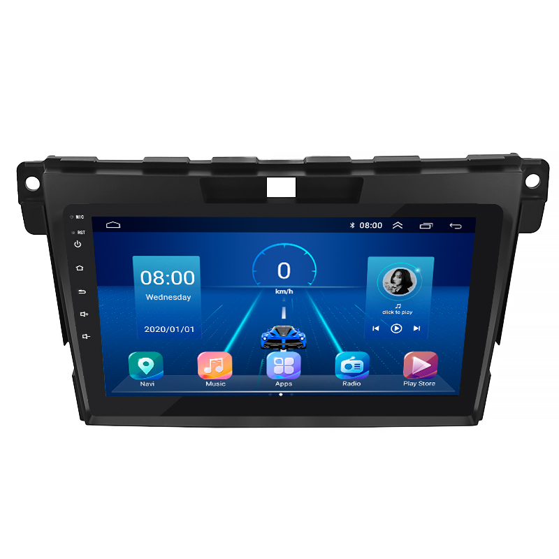 Штатная магнитола Lesko для Mazda CX-7 I Рестайлинг 2009-2012 экран 9" 6/128Gb 4G Wi-Fi GPS Top