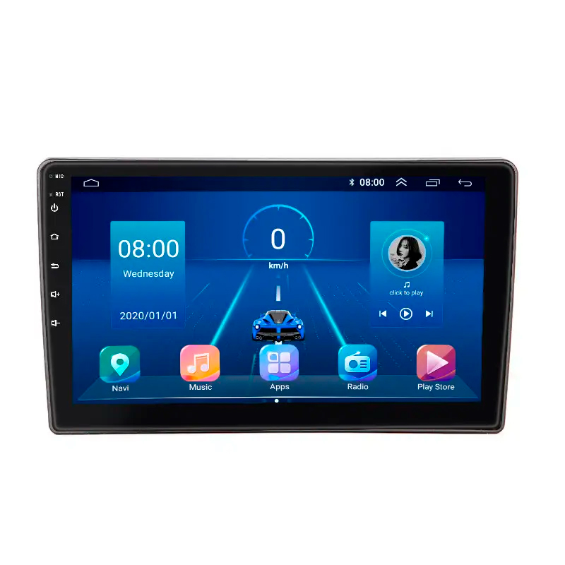 Штатная магнитола Lesko для Opel Vectra C 2002-2005 экран 9" 6/128Gb 4G Wi-Fi GPS Top