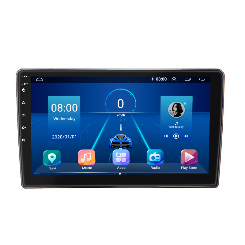 Штатная магнитола Lesko для Opel Vectra C Рестайлинг 2005-2008 экран 9" 2/32Gb 4G Wi-Fi GPS Top