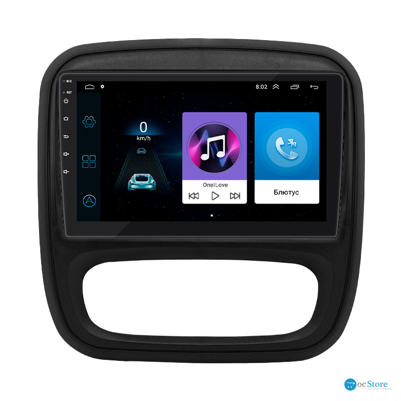 Штатная магнитола Lesko для Opel Vivaro B 2014-2018 экран 9" 2/32Gb Wi-Fi GPS Base