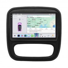 Штатная магнитола Lesko для Opel Vivaro B 2014-2018 экран 9" 4/64 QLED CarPlay 4G Wi-Fi GPS 360 Prime