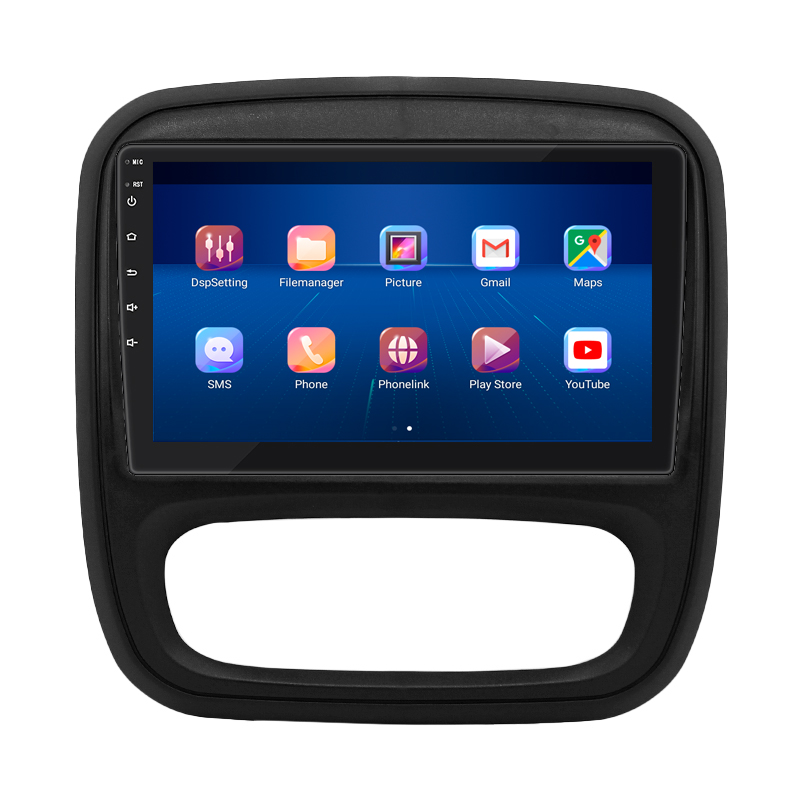 Штатная магнитола Lesko для Opel Vivaro B 2014-2018 экран 9" 4/64Gb 4G Wi-Fi GPS Top