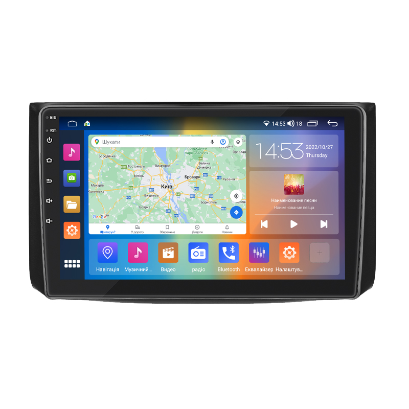 Штатная магнитола Lesko для Ravon Nexia R3  2015-2020 экран 9" 4/64Gb CarPlay 4G Wi-Fi GPS Prime