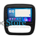 Штатная магнитола Lesko для Renault Trafic III 2014-2021 экран 9" 2/32Gb CarPlay 4G Wi-Fi GPS Prime