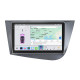 Штатная магнитола Lesko для SEAT Leon II 2005-2009 экран 9" 4/64 QLED CarPlay 4G Wi-Fi GPS 360 Prime